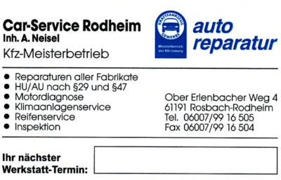 VCard-CarService
